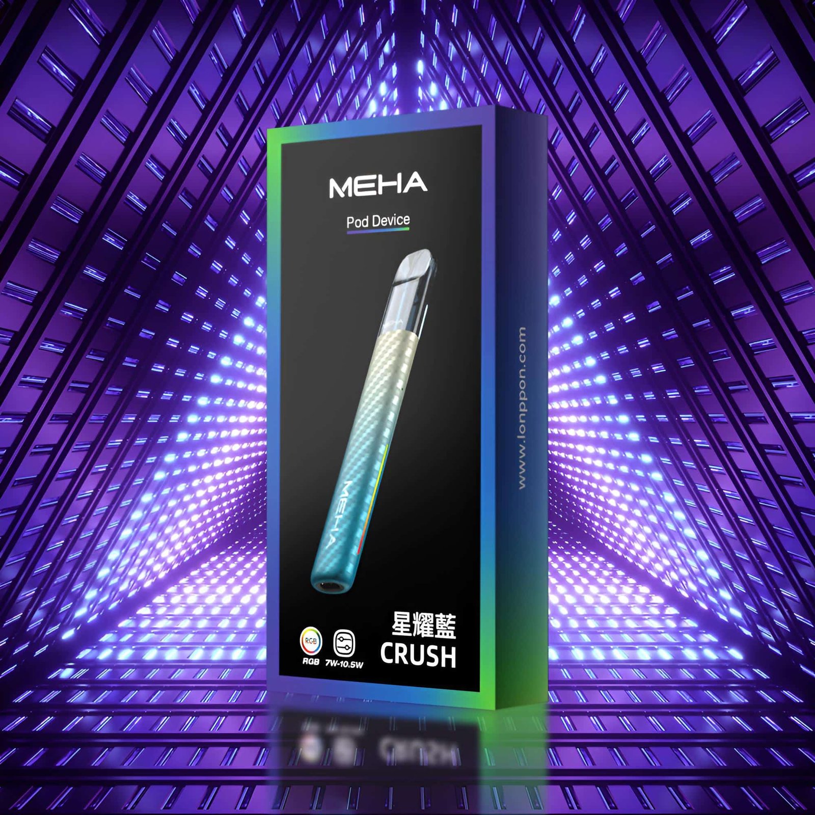 Meha Crush 五代主機|三檔功率調節・氛圍燈智能電子煙:圖片 4